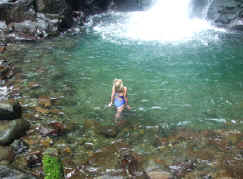 Waterfall San Luis swim