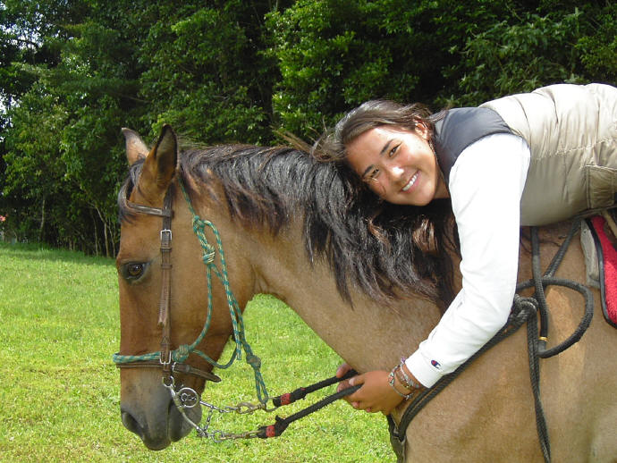 volunteering with horses in Monteverde Costa Rica